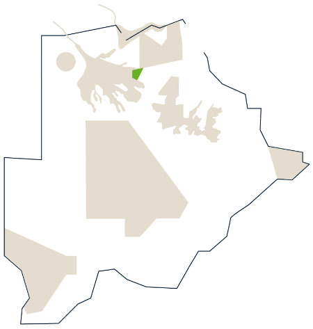 Karte/Map Botswana - khwai_public