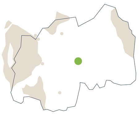 Karte/Map Ruanda - kigali