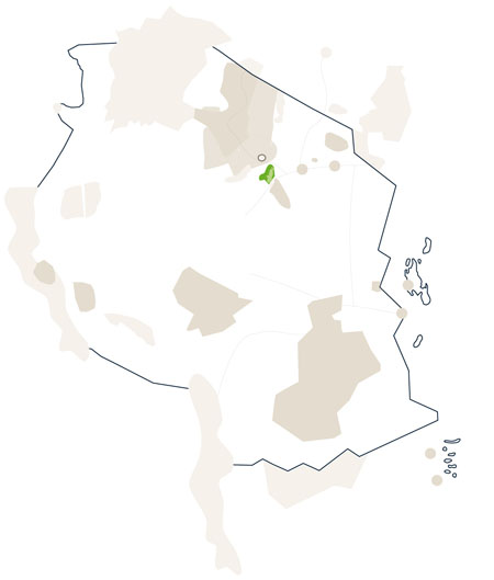 Karte/Map Tanzania - burunge