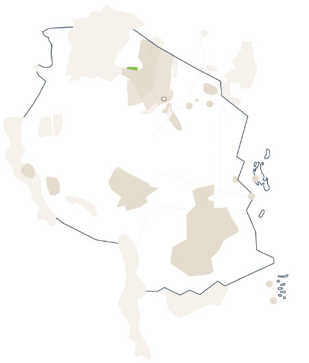 Karte/Map Tanzania - grumeti