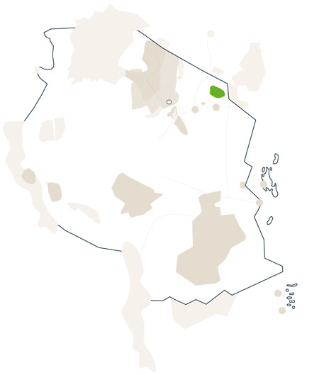 Karte/Map Tanzania - kilimanjaro