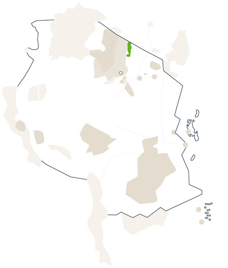 Karte/Map Tanzania - lake-natron