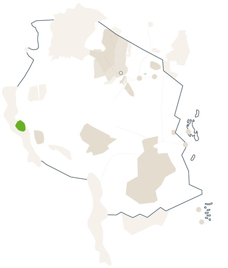 Karte/Map Tanzania - mahale