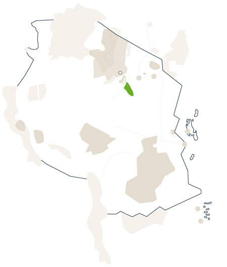 Karte/Map Tanzania - tarangire